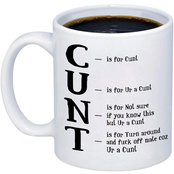 Kitchen Funny Curse Cuss Word Mug Coffee Tea Agressive Adult Humor Joke Jokes Poshmark